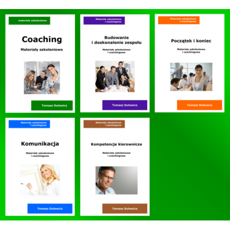 Zestaw 5 ebooków: Komunikacja + Zespół + Zarządzanie + Coaching + Początek